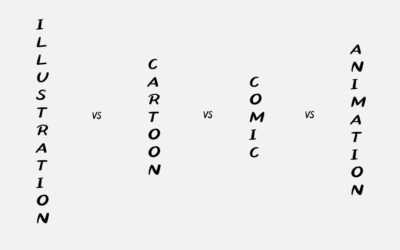 Illustrations vs Cartoons vs Comics vs Animations – What’s the difference?