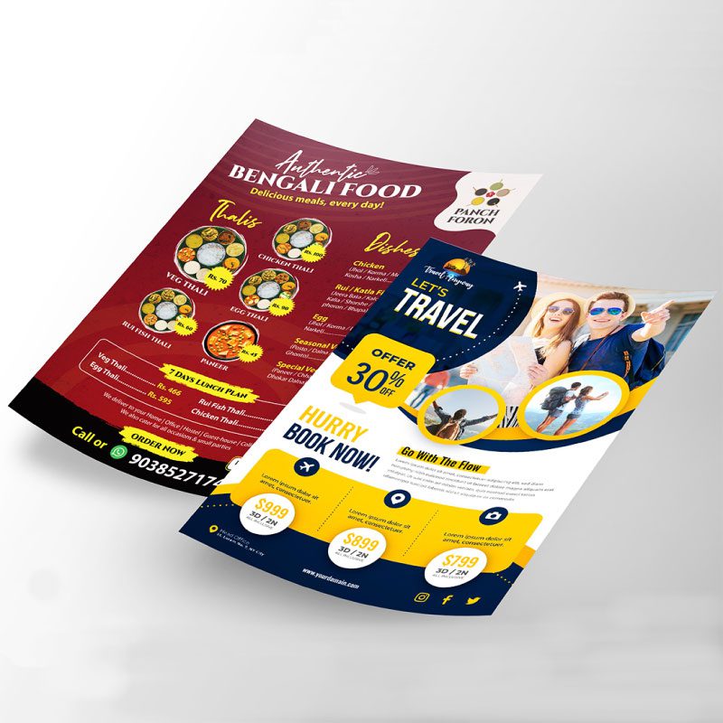 Flyer and leaflets 1